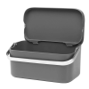 Κάδος απόρριψης τροφίμων, 1,8 l, γκρι, Brabantia