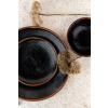 Μπολ σερβιρίσματος TENMOKKU 28 cm, 1,5 l, μαύρο, κεραμικό, MIJ