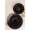 Μπολ σερβιρίσματος TENMOKKU 28 cm, 1,5 l, μαύρο, κεραμικό, MIJ
