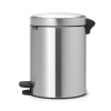 Κάδος με πεντάλ NEWICON, 5 l, σε ματ ατσάλι, Brabantia