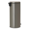 Κάδος με πεντάλ NEWICON, 30 l, σε πλατίνα, Brabantia