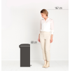 Κάδος με πεντάλ NEWICON, 30 l, σε ματ ατσάλι, Brabantia
