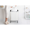 Κάδος με καπάκι αφής BO, 60 l, σε λευκό, Brabantia