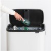 Κάδος με καπάκι αφής BO, 60 l, σε λευκό, Brabantia