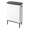Κάδος με καπάκι αφής BO, 60 l, σε λευκό, Brabantia