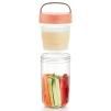 Βάζο για φαγητό JAR TO GO, 600 ml, κοραλλί, Lékué