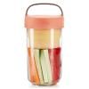 Βάζο για φαγητό JAR TO GO, 600 ml, κοραλλί, Lékué
