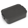 Δοχείο φαγητού MAKE & TAKE BENTO, 1,1 l, σκούρο γκρι, Brabantia