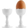 Θήκη αβγού με κουτάλι DRESSED, 16 cm, σε λευκό, Alessi