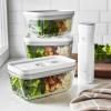 Δοχείο κενού τροφίμων FRESH & SAVE M 900 ml, λευκό, γυάλινο, Zwilling