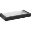 Ράφι μπάνιου LINEA 26 cm, μαύρο, ανοξείδωτο ατσάλι/γυαλί, Zack