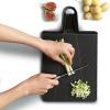 Επιφάνεια κοπής CHOP2POT 60202 38 x 21 cm, σε μαύρο, από πλαστικό, Joseph Joseph