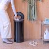 Καλάθι για ρούχα πλυντηρίου 35 l, σε μαύρο ματ, από ατσάλι, Brabantia