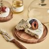 Πιατέλα σερβιρίσματος FROMAGE 18 cm, καφέ, από ξύλο, Nicolas Vahé