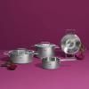 Τηγάνι universal PURE 20 cm, ασήμι, ανοξείδωτο ατσάλι, Fissler