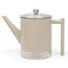 219401 cajova konvice s infuzerem minuet cylindre 1 2 l taupe nerezova ocel bredemeijer