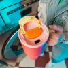 220757 4 termohrnek rio tumbler 950 ml pink papaya nerezova ocel kambukka