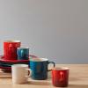 223185 2 hrnek na cappuccino 200 ml cerise kamenina le creuset