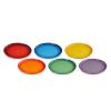 224127 4 prilohovy talir coupe 22 cm sada 6 ks rainbow kamenina le creuset