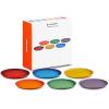 224127 prilohovy talir coupe 22 cm sada 6 ks rainbow kamenina le creuset