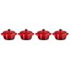 224922 2 zapekaci misa 10 cm 250 ml sada 4 ks cerise kamenina le creuset