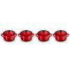 224922 3 zapekaci misa 10 cm 250 ml sada 4 ks cerise kamenina le creuset