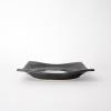 227271 2 jidelni talir black pearl 16 x 16 cm cerna keramika mij