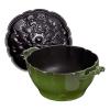 140984 2 hrnec ve tvaru artycoku o 22 cm zeleny staub